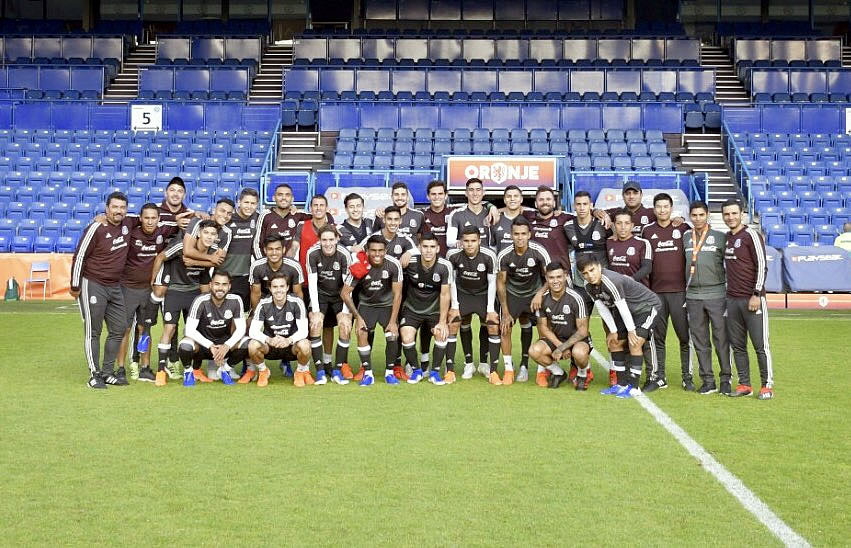 La Sub-22 que jugará el Esperanzas de Toulon. (Foto: Twitter @miselección)