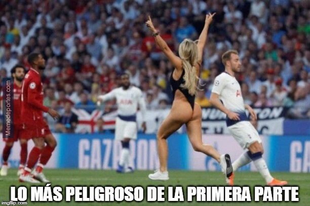 El humor de la Final de la Champions League entre Tottenham y Liverpool.