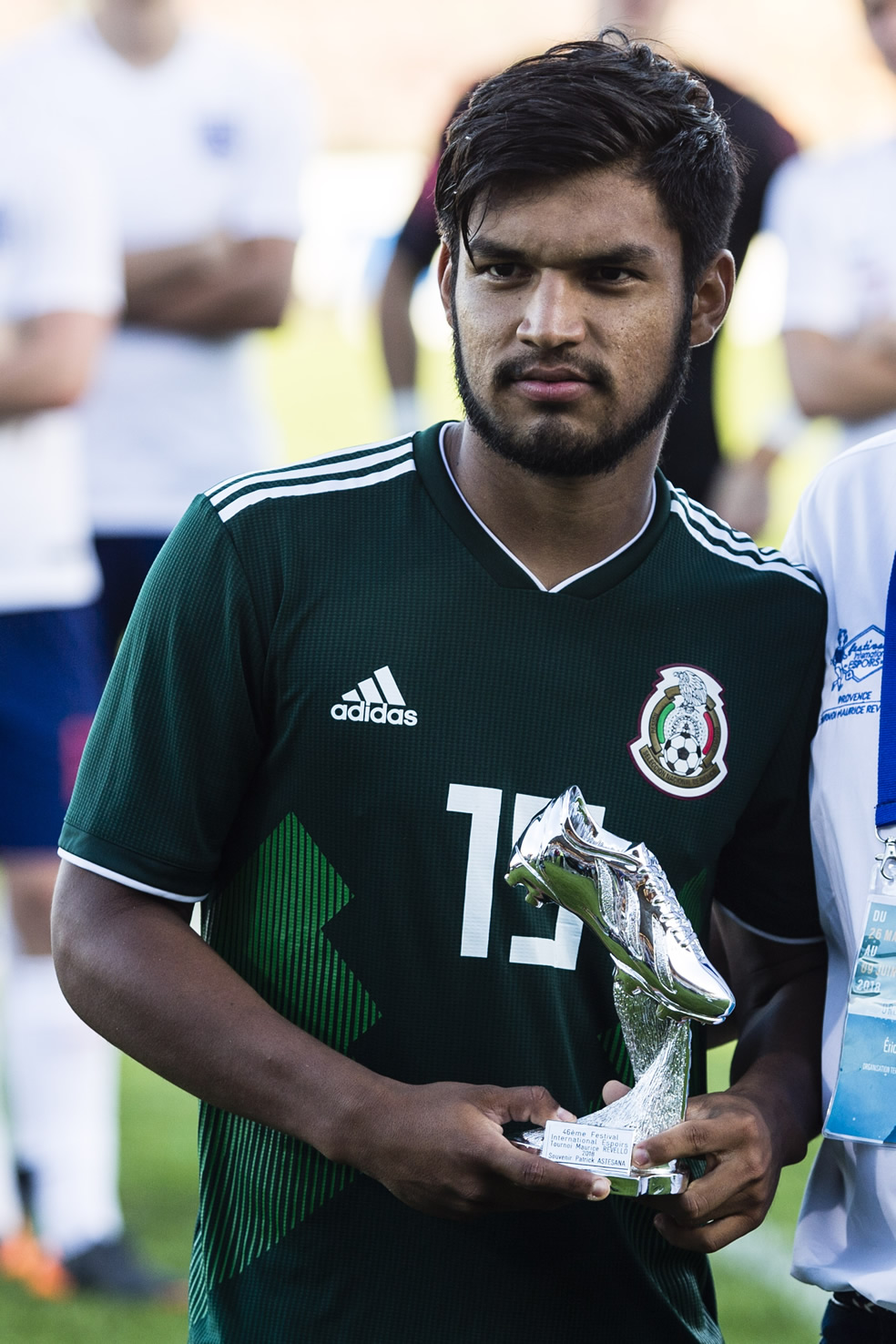 Eduardo Aguirre obtuvo el premio al Mejor Goleador, con 7 anotaciones, en el 2018.