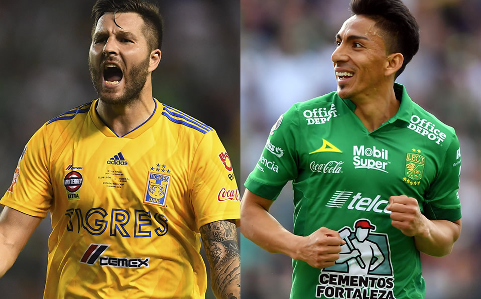 André-Pierre Gignac y Ángel Mena (Mexsport)