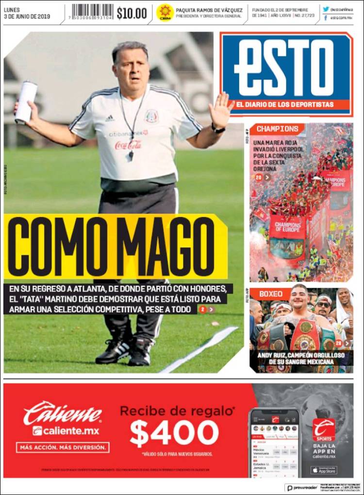 Las mejores portadas del mundo de los deportes.