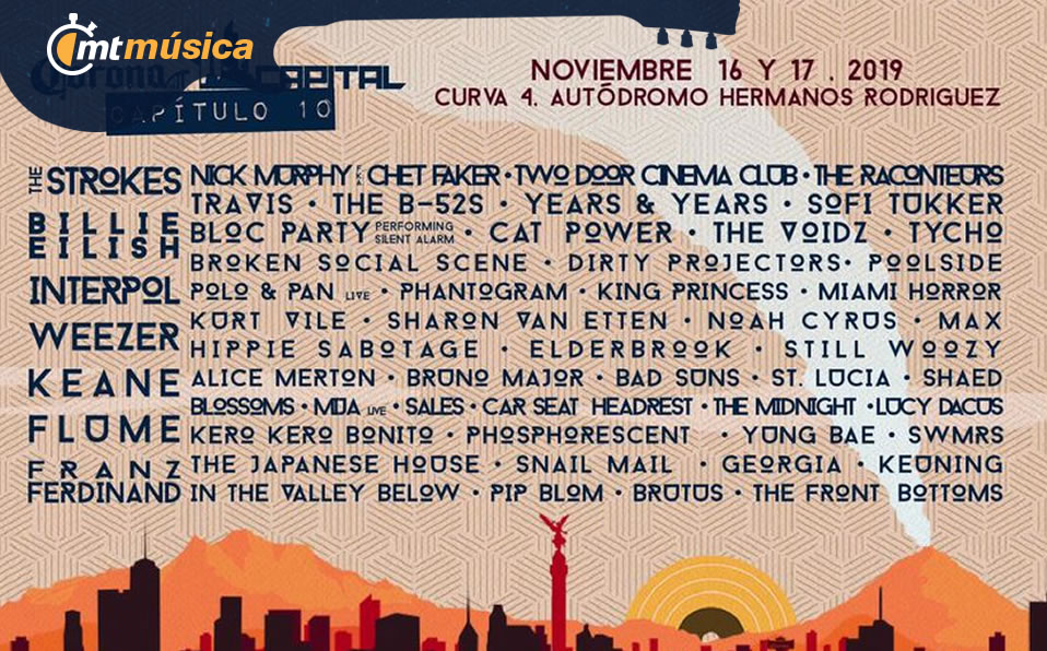 La preventa de boletos tendrá lugar los días 5 y 6 de junio, y a partir del día 7 empezará la venta ordinaria. (Foto: @CoronaCapital)