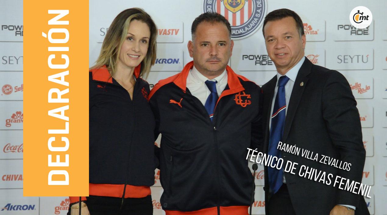 Ramón Villa Zevallos buscará poner a Chivas Femenil en lo alto