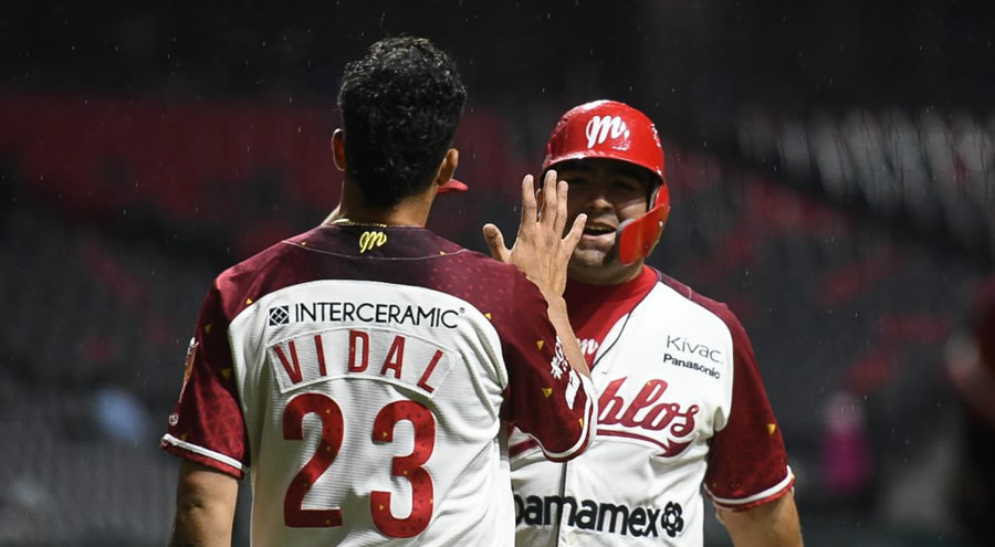 Diablos Rojos fue el equipo dominante toda la noche. (Foto: @DiablosRojosMX )
