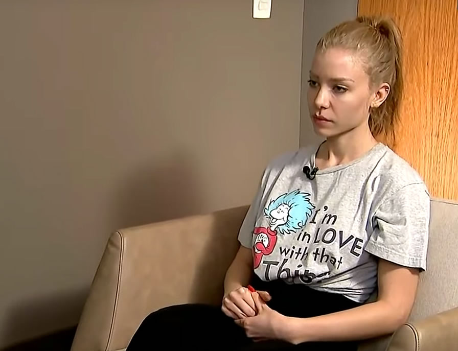 Najila Trindade Mendes de Souza, en entrevista. (Foto: Tomada de video)