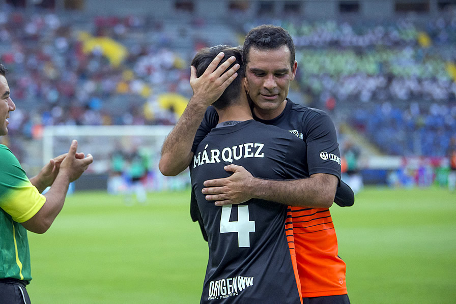 Rafael Márquez cedió su lugar a su hijo, Santiago Rafael. (Foto: Mexsport)