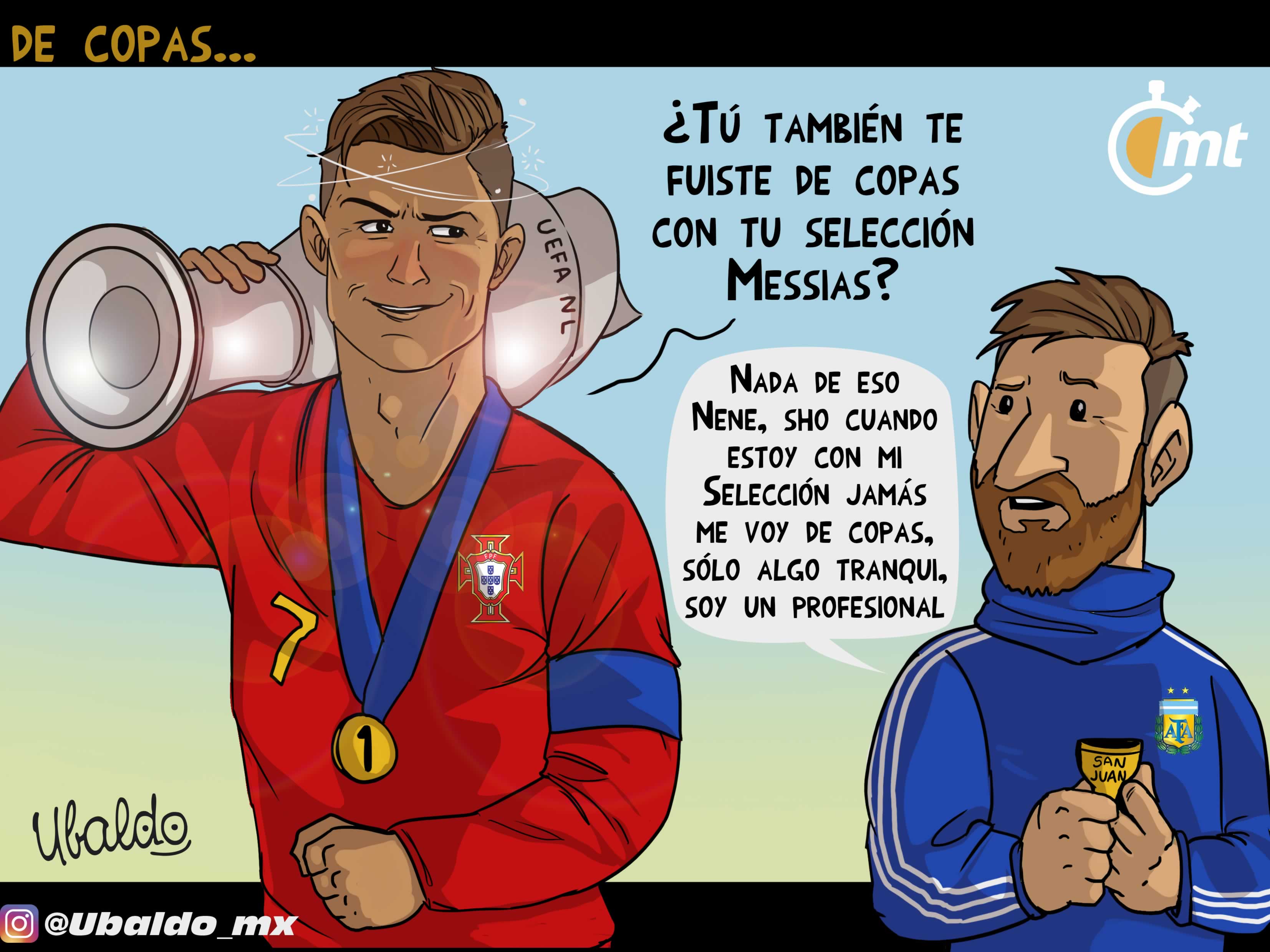 Messi y CR7 se fueron de Copas..