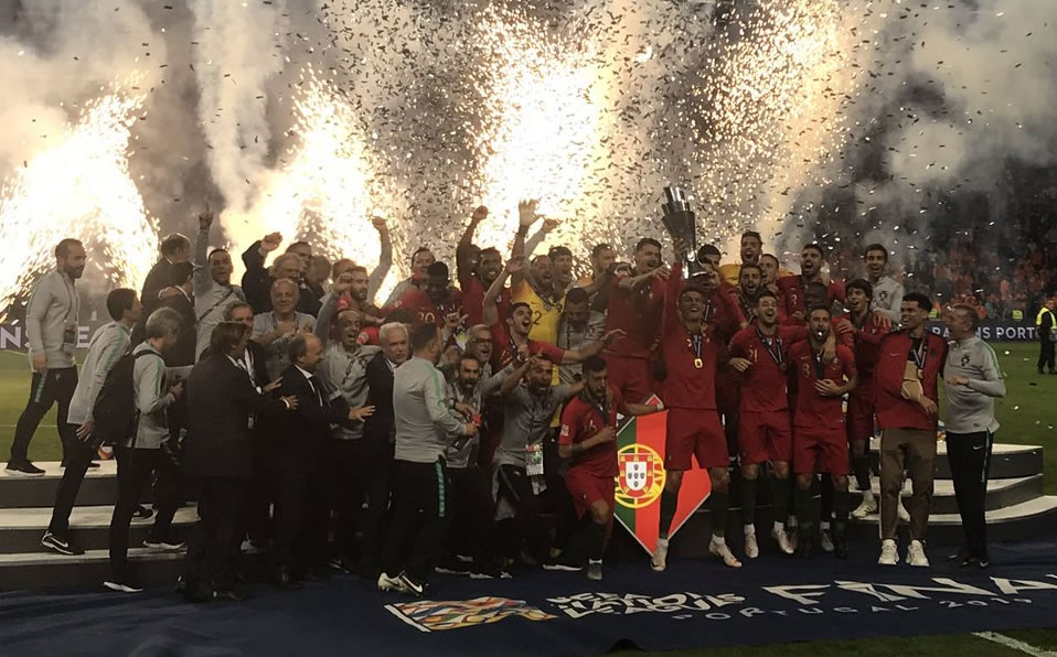Guedes marcó el único gol del encuentro al 60'. (Foto: @selecaoportugal)