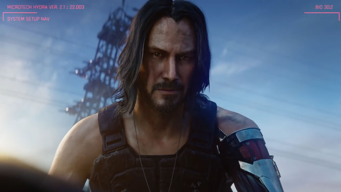 Keannu Reves apareció en el tráiler del gameplay.