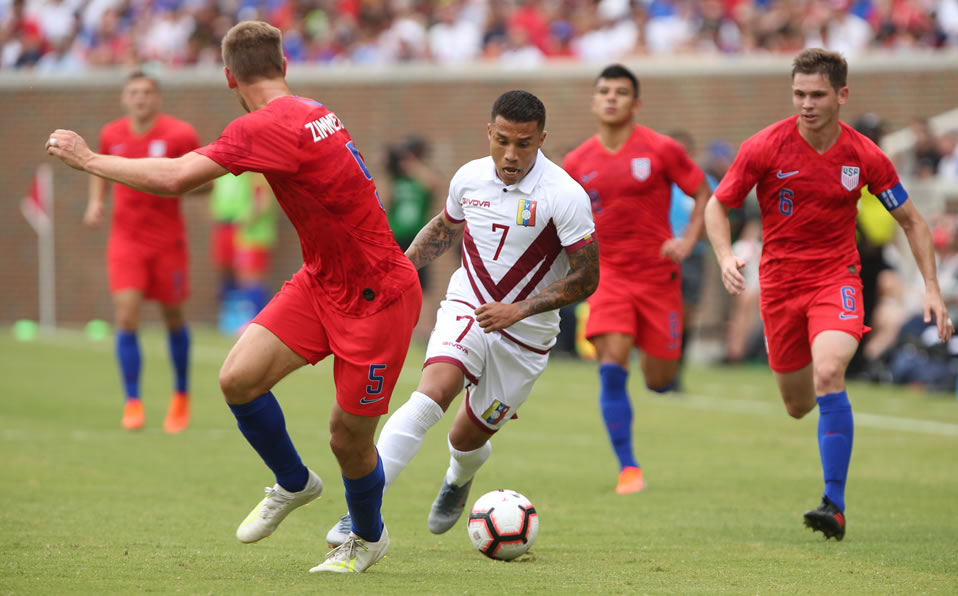 Venezuela se impuso por 3-0 en territorio estadounidense. (Foto: EFE)