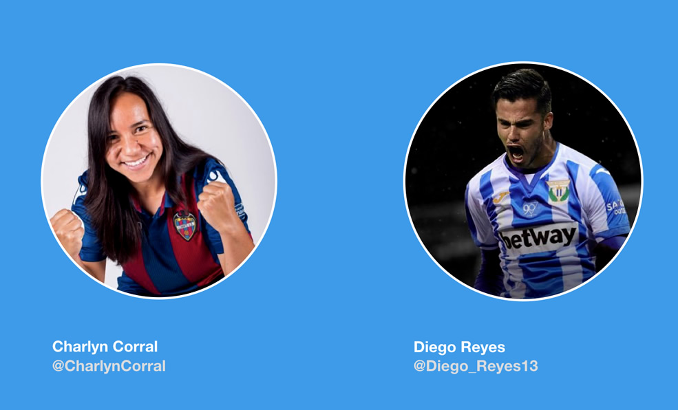 Ambos futbolistas mexicanos serán parte del jurado de los #GoldenTweet. (Foto: @TwitterMexico)