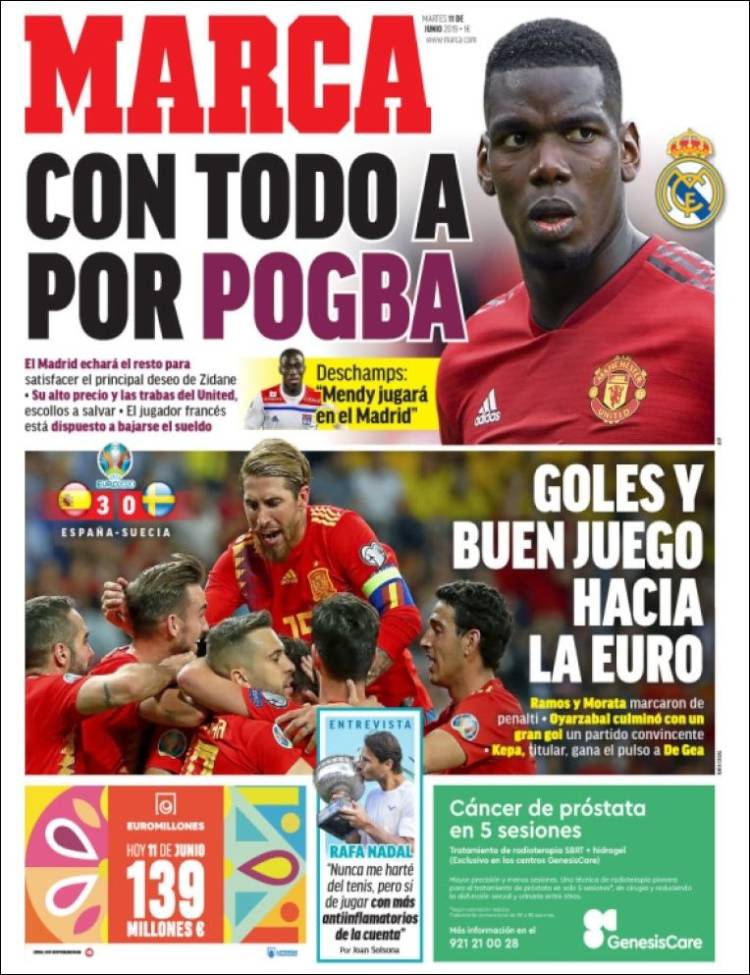 Las mejores portadas del mundo de los deportes.