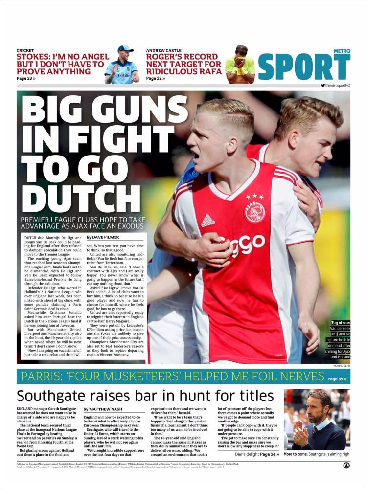 Las mejores portadas del mundo de los deportes.