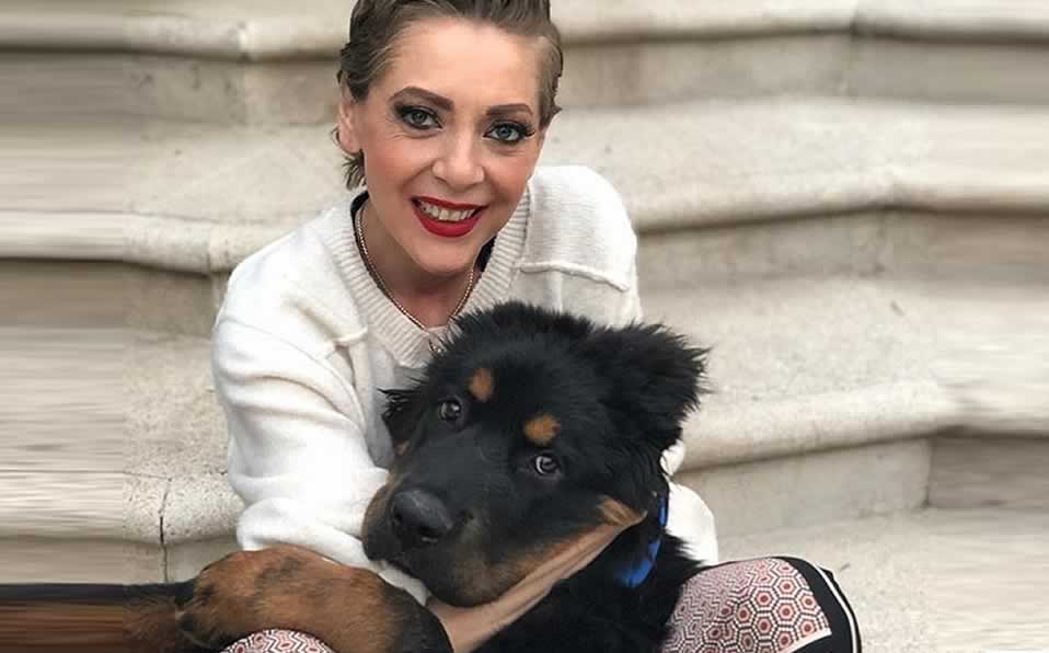 Un amor incondicional, junto a su cachorro Cedric. (Instagram)
