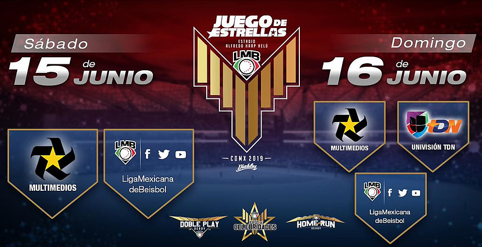 Agenda de transmisiones de TV y radio del Juego de Estrellas de la LMB