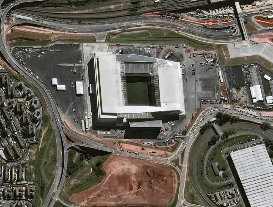 Arena Corinthians. (Foto: Airbus)