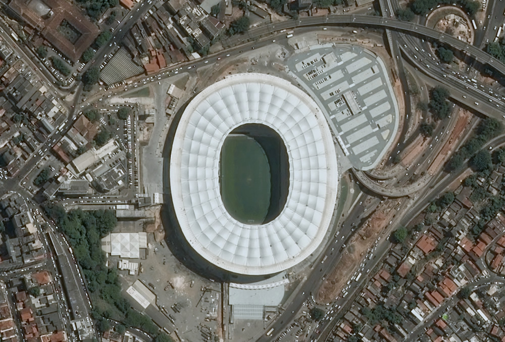 Arena Fonte Nova. (Foto: Airbus)