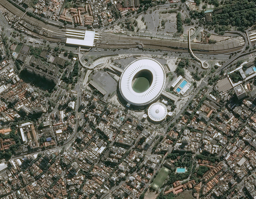 Estadio do Maracaná de Rio de Janeiro. (Foto: Airbus)