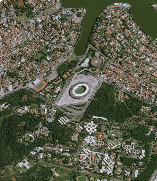 Estadio Mineirao de Belo Horizonte. (Foto: Airbus)