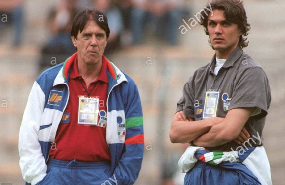 Cesare y Paolo Maldini. La historia de la Selección Italiana y del AC Milan se resumen en buena parte con estas dos leyendas.