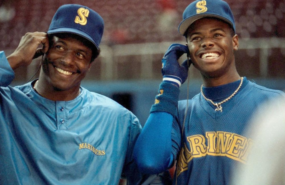 Ken Griffey Sr. y Jr. Jugaron juntos en los Seattle Mariners y el primogénito marcó a toda una generación en las Mayores.
