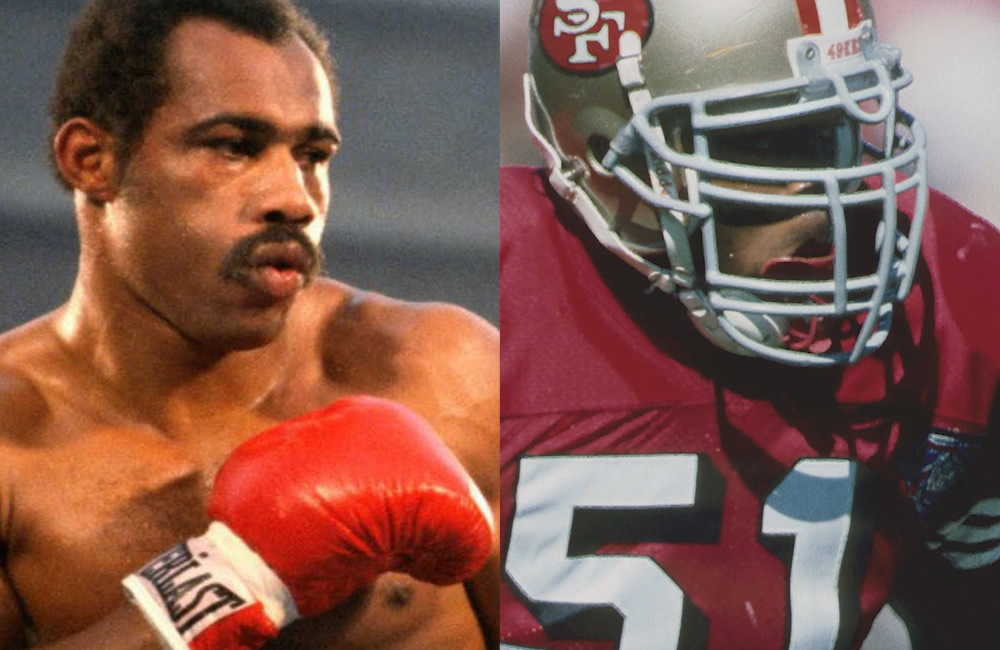 Ken Norton Sr. y Jr. El primero fue Campeón Mundial de Peso Completo en el boxeo y el Jr. ganó 3 veces el Super Bowl de la NFL.