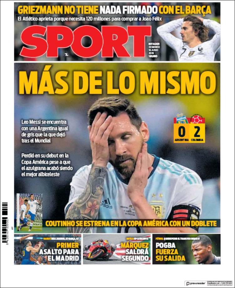 Las mejores portadas del mundo de los deportes.