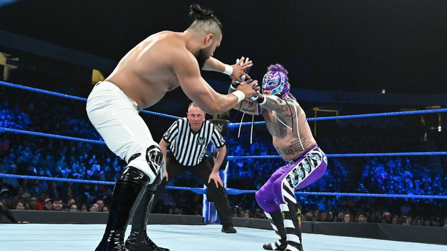 Andrade y Rey Mysterio ya se enfrentaron en varias ocasiones. (Foto: WWE)