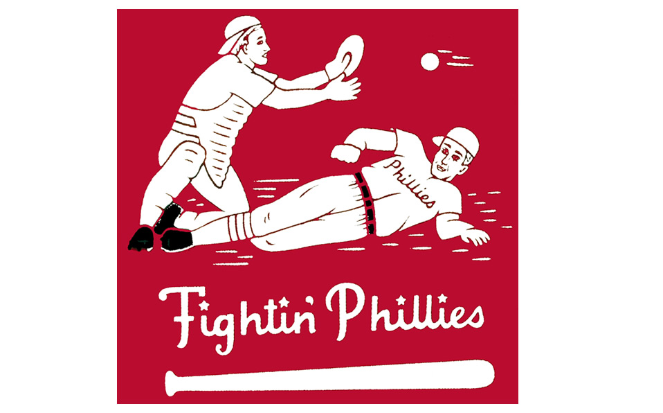 El logo de los Philadelphiia  Philles de 1946 a 1949