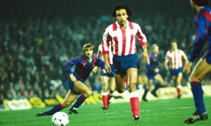 Hugo Sánchez: Jugó para el Atlético de Madrid de la 81-82 a la 84-85