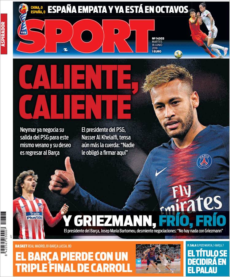 Las mejores portadas del mundo de los deportes.