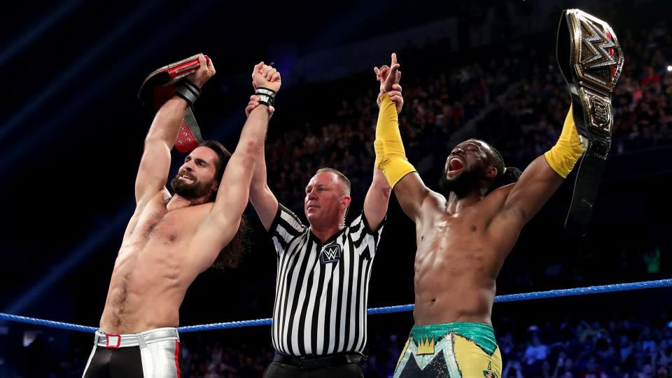 Los campeones salieron triunfantes. (Foto: WWE)