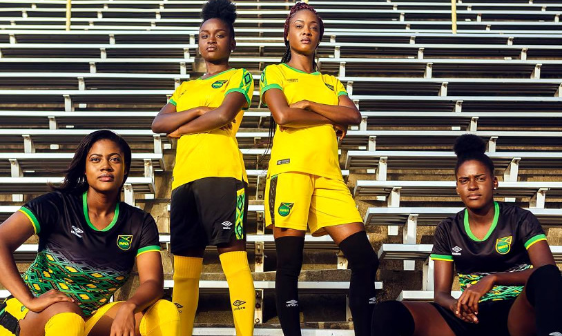 Las armaduras del Mundial Femenil: Jamaica, The Reggae Girlz. (Foto: Especial)