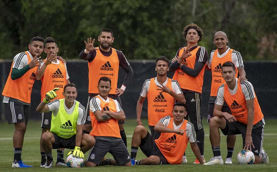 El cuadro azteca durante el entrenamiento. (Imago 7)