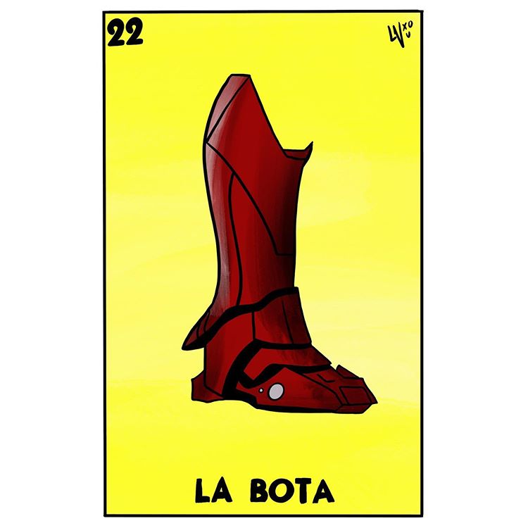 Lotería al estilo de The Avengers.