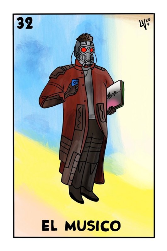 Lotería al estilo de The Avengers.