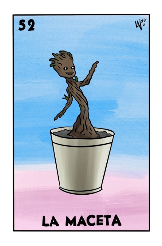 Lotería al estilo de The Avengers.