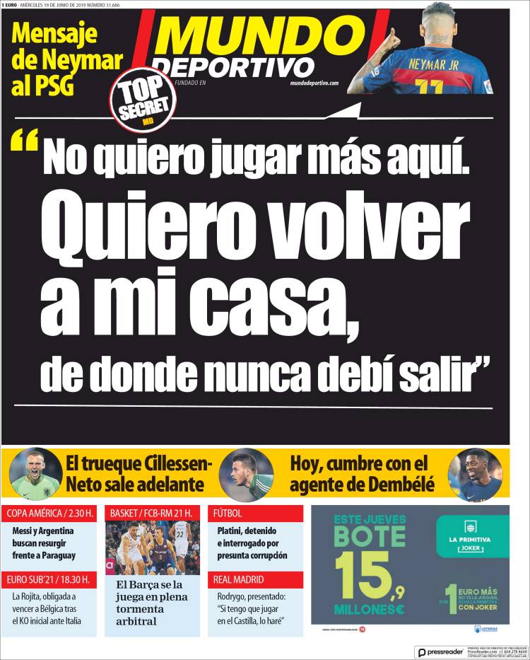 Mundo Deportivo de España.