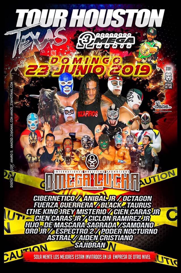 Los eventos de lucha libre que se realizarán del 20 al 26 de junio.
