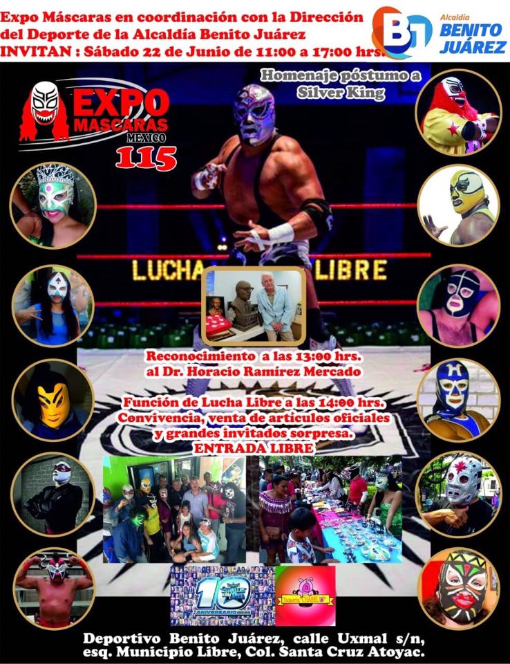 Los eventos de lucha libre que se realizarán del 20 al 26 de junio.