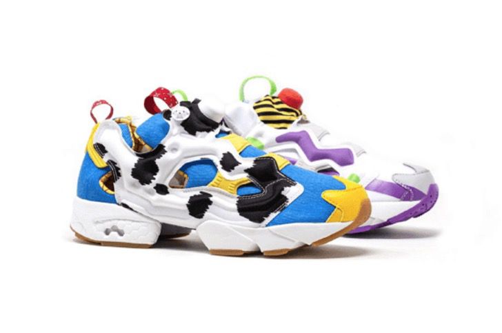 Así lucen los tenis que aluden al estreno de Toy Story 4. (Foto: Hypebeast)