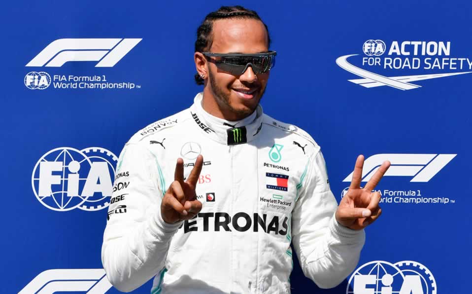 Tras finalizar la calificación de este sábado. (AFP)