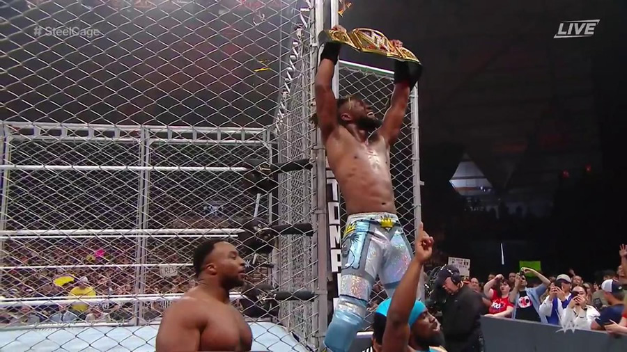 Kofi Kingston sufrió para mantenerse como Campeón. (Foto: WWE)