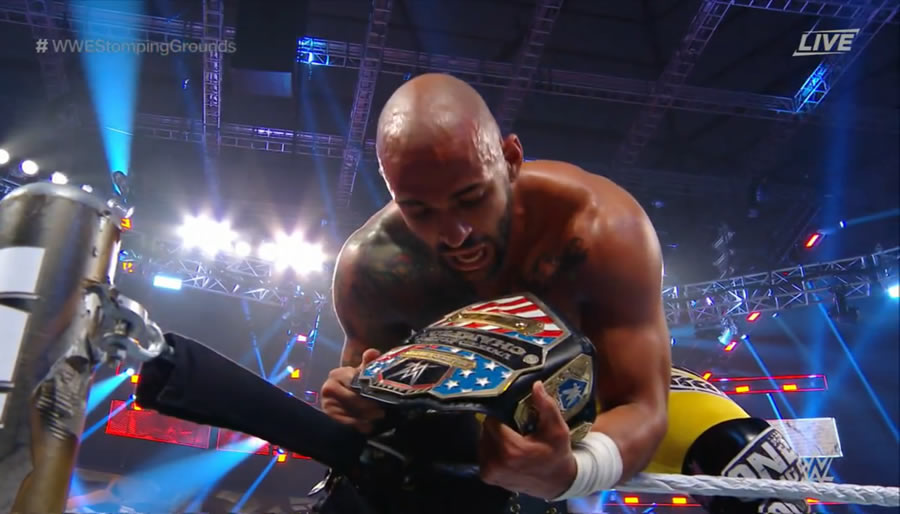 Ricochet consiguió su primer campeonato en el elenco principal de WWE.