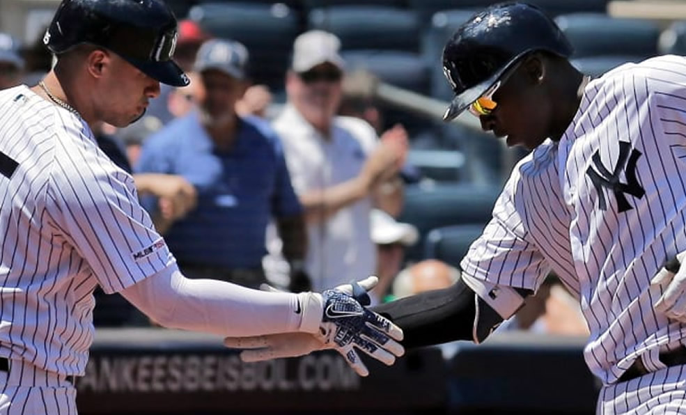 Didi Gregorius extendió a 29 la racha de juegos seguidos de los Yankees pegando home runs.