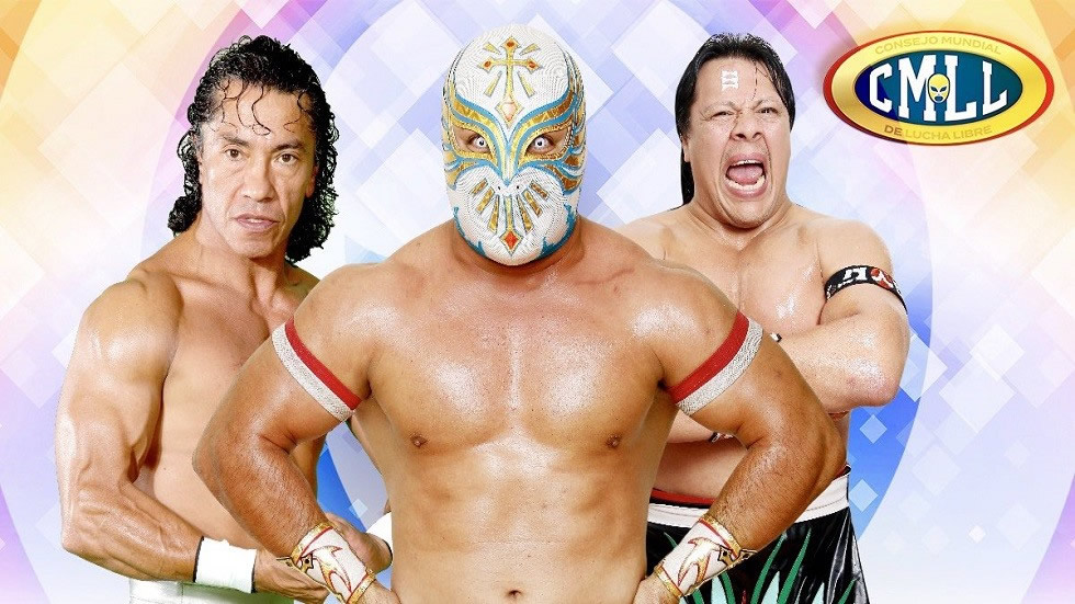 Los tres gladiadores han rivales de Liger. (CMLL)