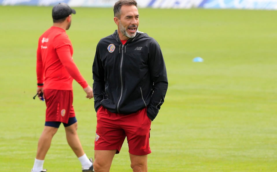 Matosas durante el entrenamiento tico. (especial)