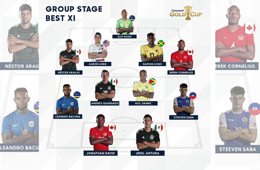 El once que dio a conocer la Concacaf.