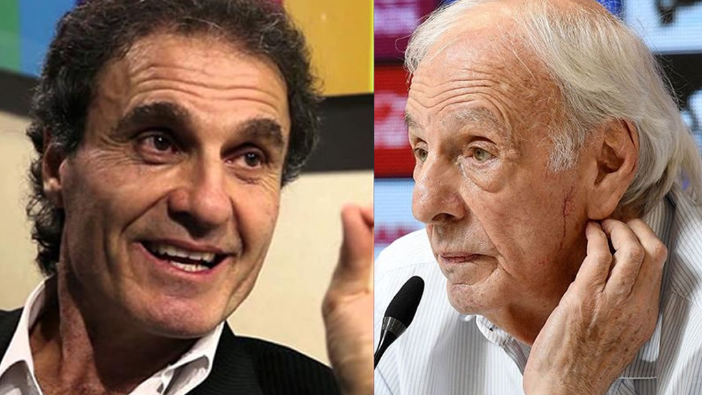 Oscar Ruggeri y César Luis Menotti. (Foto: Especial)
