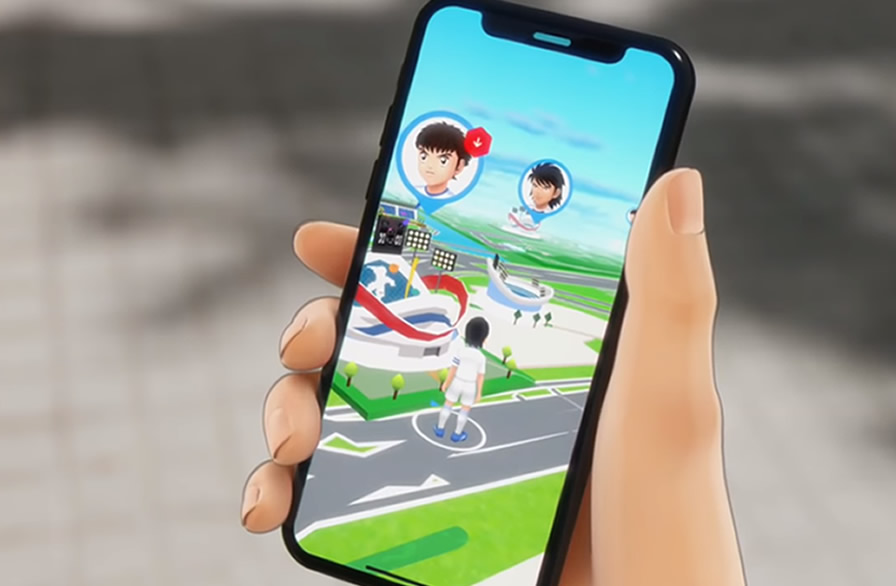 Así se verá el juego de Tsubasa+. (Foto: Tomada de video)